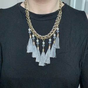 The Limited Fringe Statement Necklace
